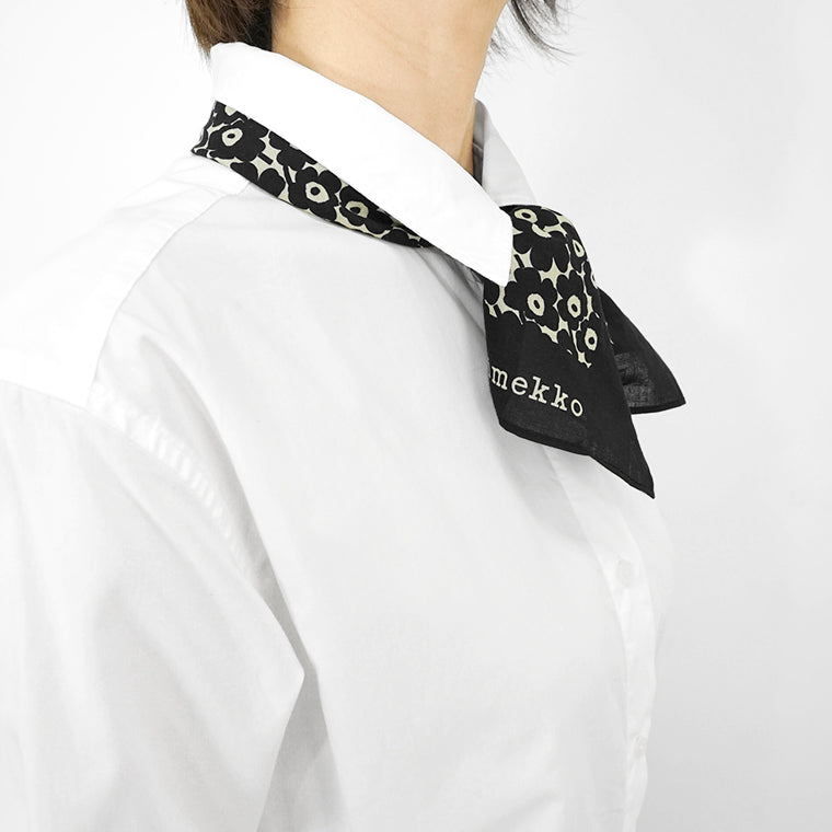 marimekko レディース スカーフ ASTRILLI PIKKUINEN UNIKKO 090603 BEIGE BLACK ベージュ ブラック 098