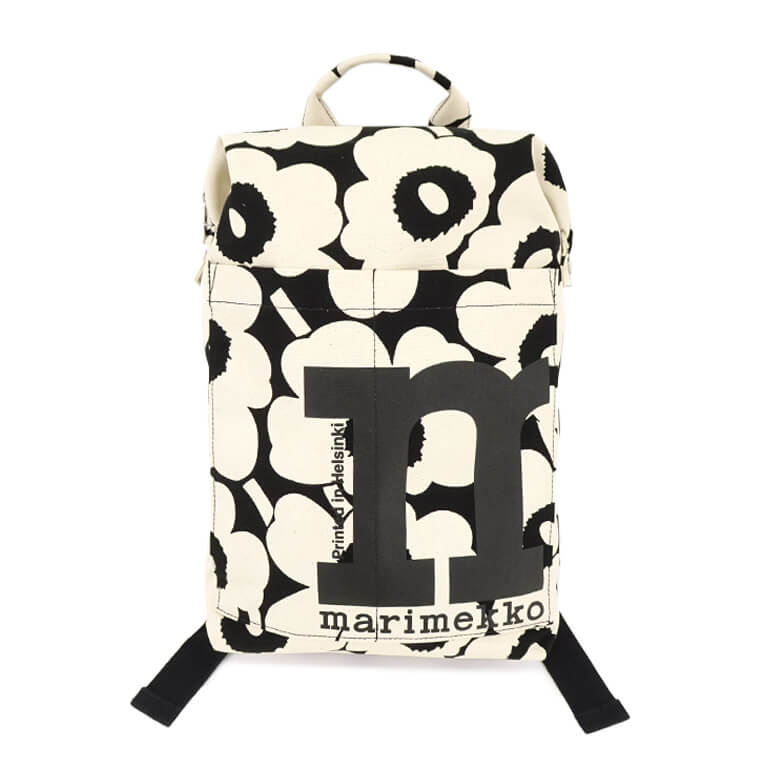 marimekko レディース バックパック MONO BACKPACK UNIKKO 092195 BLACK COTTON ブラック コットン 908