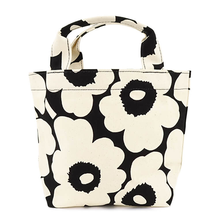 marimekko レディース トートバッグ MONO MINI TOTE UNIKKO 092197 BLACK COTTON ブラック コットン 908