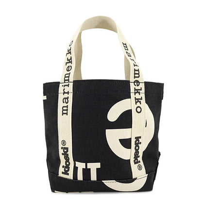 marimekko レディース トートバッグ CARRIER MINI MARIMERKKI 092250 ブラック ホワイト 910