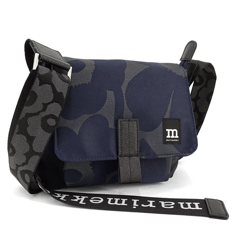 marimekko レディース メンズ ショルダーバッグ MINI MESSENGER UNIKKO 092700 DARK NAVY NAVY ダークネイビー ネイビー 550