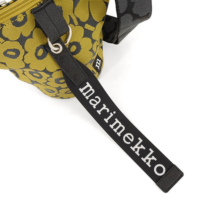 marimekko レディース メンズ ショルダーバッグ ESSENTIAL BUCKET UNIKKO 092703 YELLOW BLACK イエロー ブラック 920