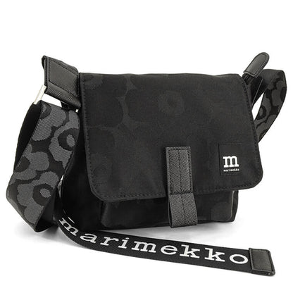 marimekko レディース メンズ ショルダーバッグ MINI MESSENGER UNIKKO 092803 BLACK ブラック 999