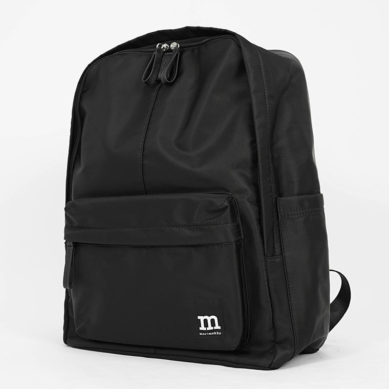 marimekko レディース メンズ バックパック ZIP TOP BACKPACK SOLID 093325 BLACK ブラック 009