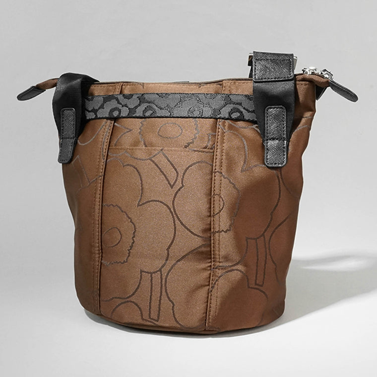 marimekko レディース メンズ ショルダーバッグ CARRY ALL PIIRTO UNIKKO 093944 ブラウン 890