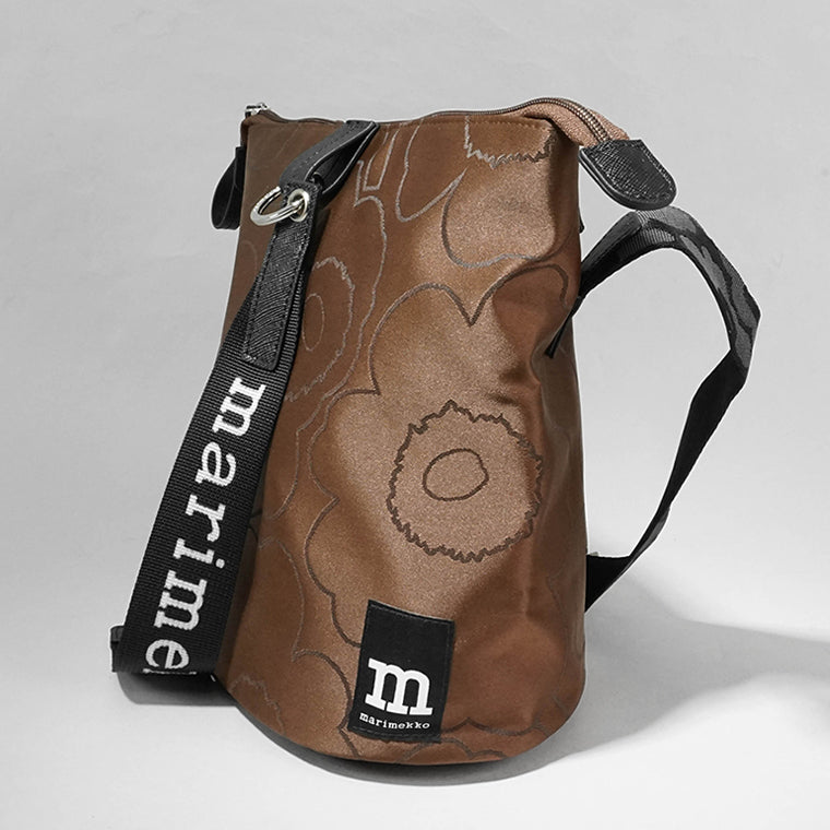 marimekko レディース メンズ ショルダーバッグ CARRY ALL PIIRTO UNIKKO 093944 ブラウン 890
