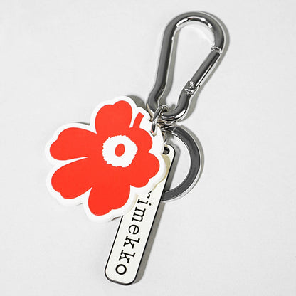 marimekko レディース メンズ キーリング AALLOKAS UNIKKO KEY CHAIN 093975 レッド ホワイト 320