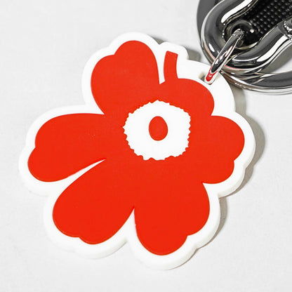 marimekko レディース メンズ キーリング AALLOKAS UNIKKO KEY CHAIN 093975 レッド ホワイト 320