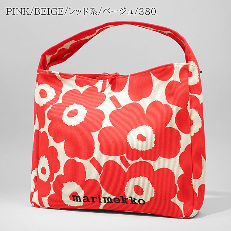 マリメッコ marimekko レディース ショルダーバッグ レッド系ベージュ