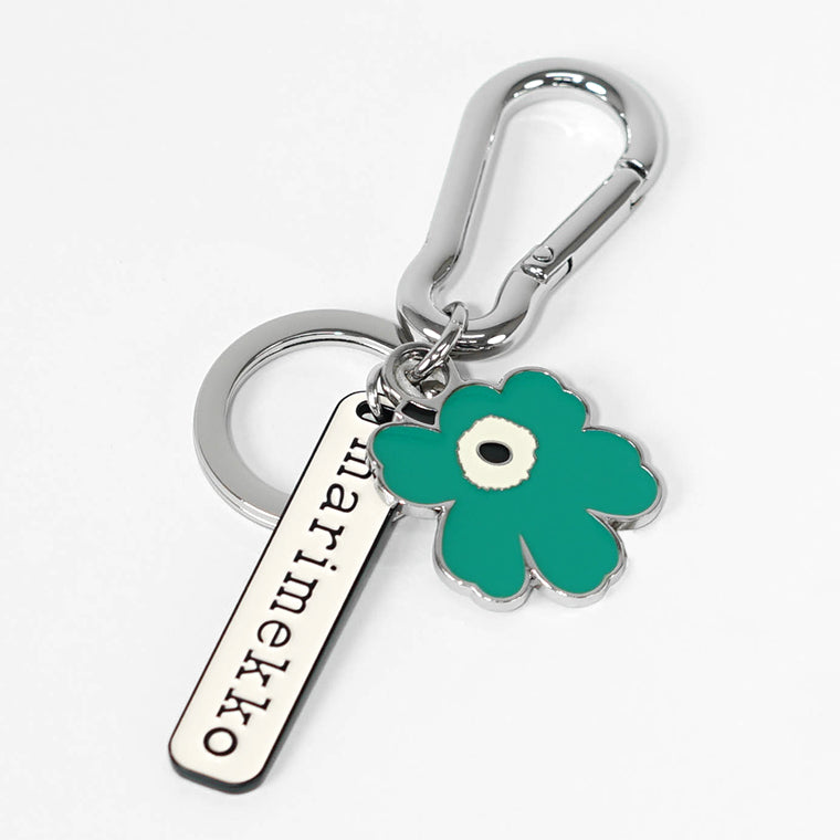 marimekko レディース メンズ キーリング PUHALLUS UNIKKO II KEY CHAIN 094173 ターコイズ オフホワイト 610
