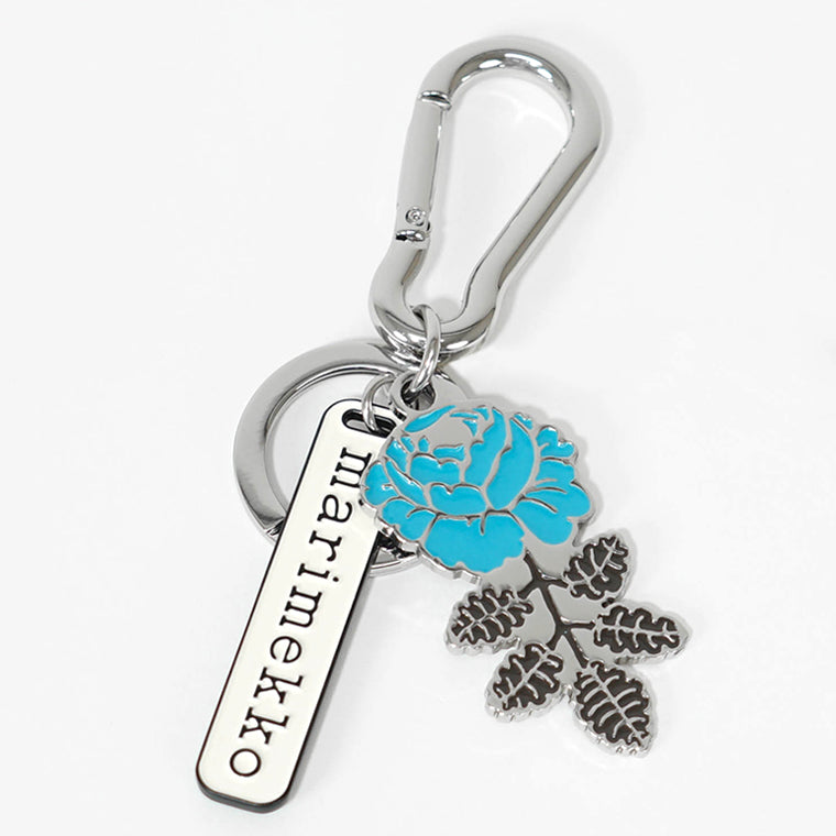 marimekko レディース メンズ キーリング PUHALLUS VIHKIRUUSU KEY CHAIN 094597 TURQUOISE BLACK ターコイズ ブラック 590