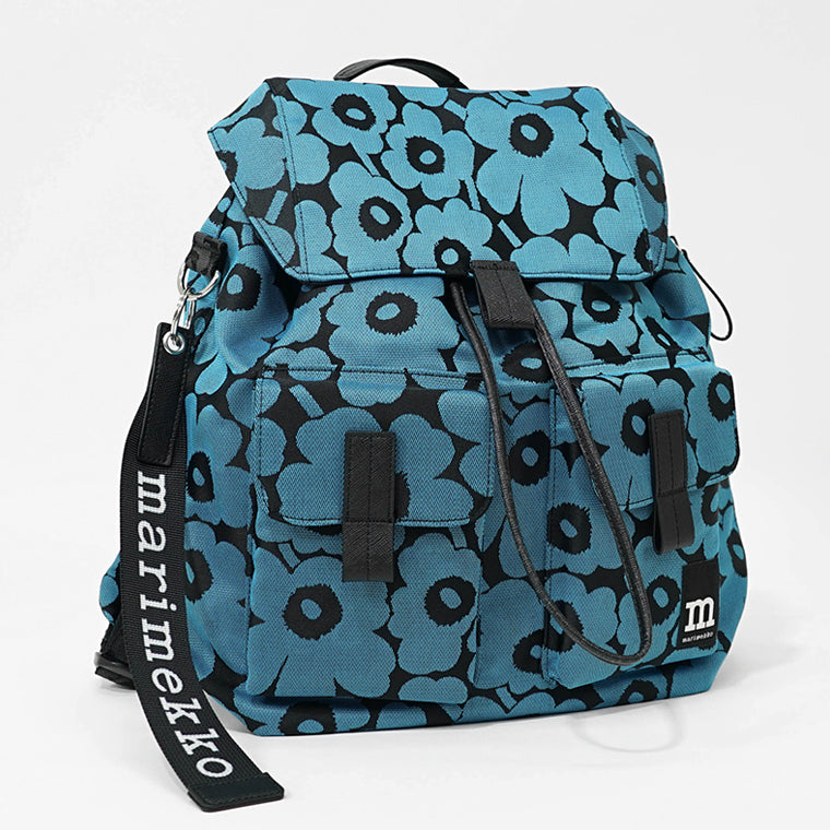 marimekko レディース バックパック EVERYTHING BACKPACK L UNIKKO 094603 BLUE BLACK ブルー ブラック 590