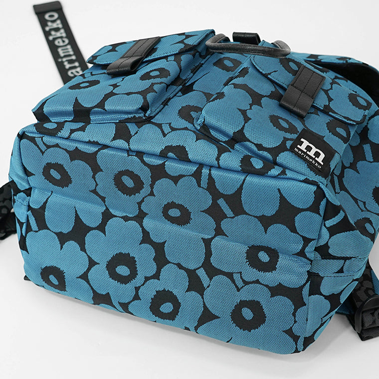 marimekko レディース バックパック EVERYTHING BACKPACK L UNIKKO 094603 BLUE BLACK ブルー ブラック 590