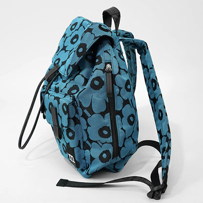 marimekko レディース バックパック EVERYTHING BACKPACK L UNIKKO 094603 BLUE BLACK ブルー ブラック 590