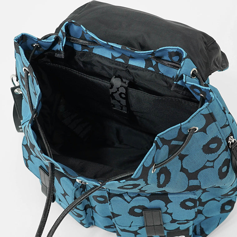 marimekko レディース バックパック EVERYTHING BACKPACK L UNIKKO 094603 BLUE BLACK ブルー ブラック 590