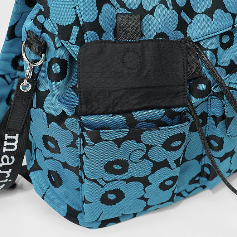 marimekko レディース バックパック EVERYTHING BACKPACK L UNIKKO 094603 BLUE BLACK ブルー ブラック 590