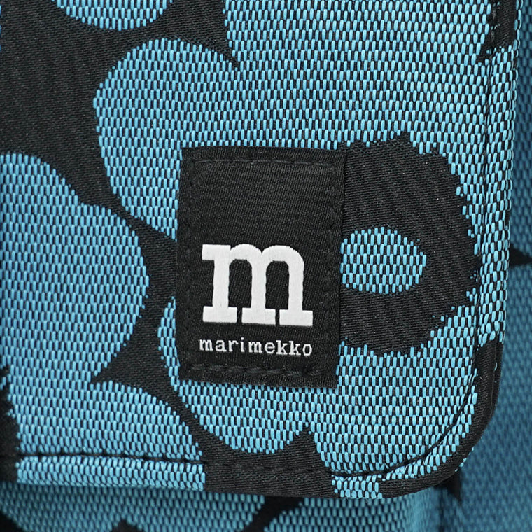 marimekko レディース メンズ ショルダーバッグ MINI MESSENGER UNIKKO 094607 BLUE BLACK ブルー ブラック 590