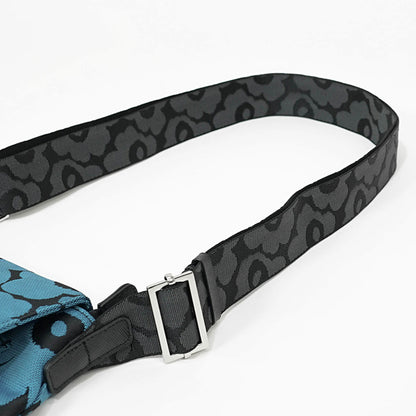 marimekko レディース メンズ ショルダーバッグ MINI MESSENGER UNIKKO 094607 BLUE BLACK ブルー ブラック 590