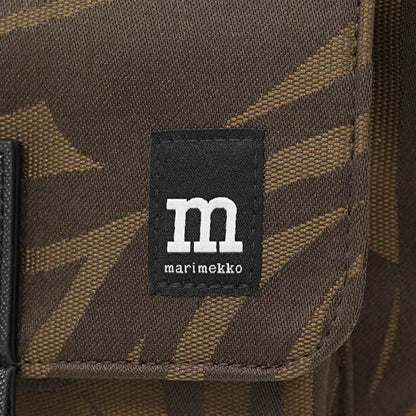 marimekko レディース メンズ ショルダーバッグ MINI MESSENGER JOKURAITA 094608 BROWN DARK BROWN ブラウン ダークブラウン 880