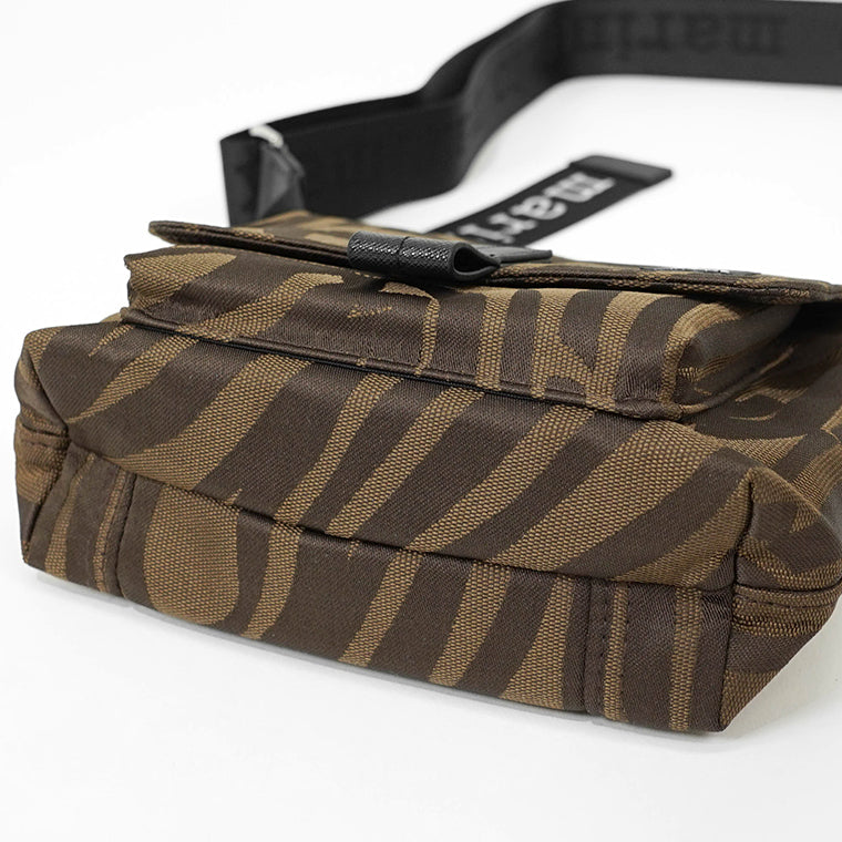 marimekko レディース メンズ ショルダーバッグ MINI MESSENGER JOKURAITA 094608 BROWN DARK BROWN ブラウン ダークブラウン 880