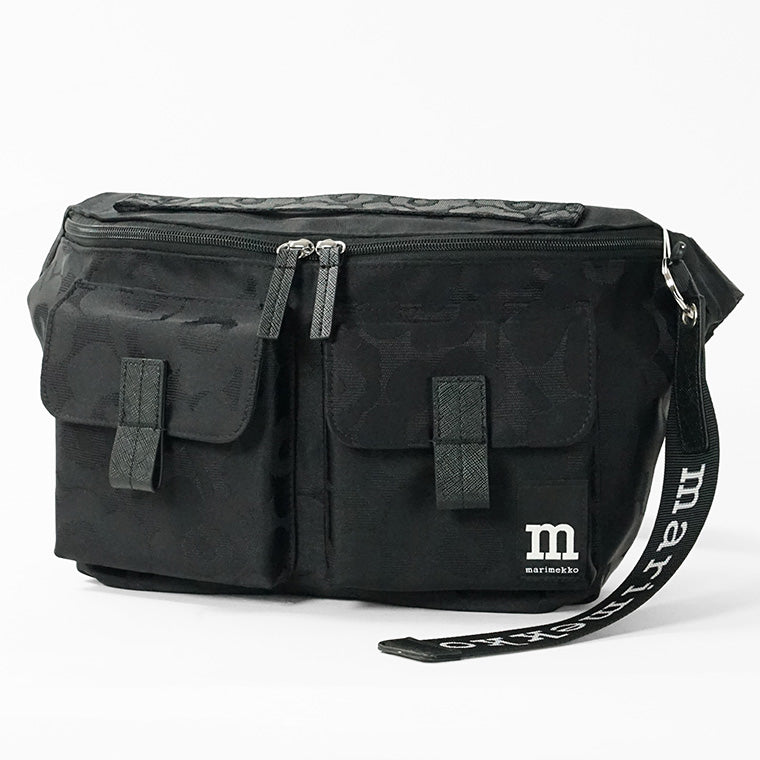 marimekko レディース メンズ ベルトバッグ SLING BAG M UNIKKO 094617 ブラック 999