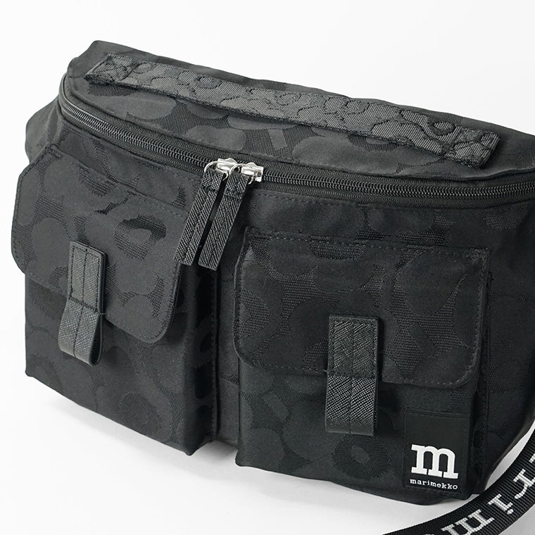 marimekko レディース メンズ ベルトバッグ SLING BAG M UNIKKO 094617 ブラック 999
