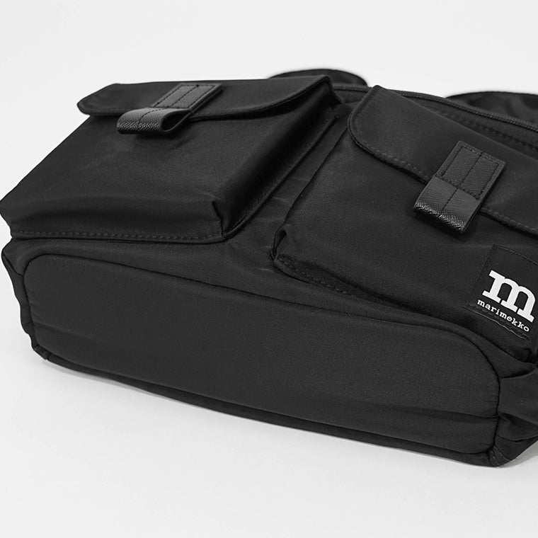 marimekko レディース メンズ ベルトバッグ SLING BAG M SOLID 094618 BLACK ブラック 009