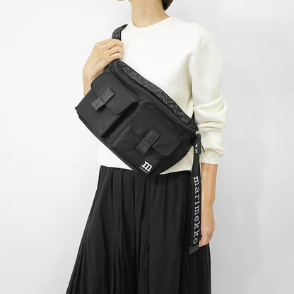 marimekko レディース メンズ ベルトバッグ SLING BAG M SOLID 094618 BLACK ブラック 009