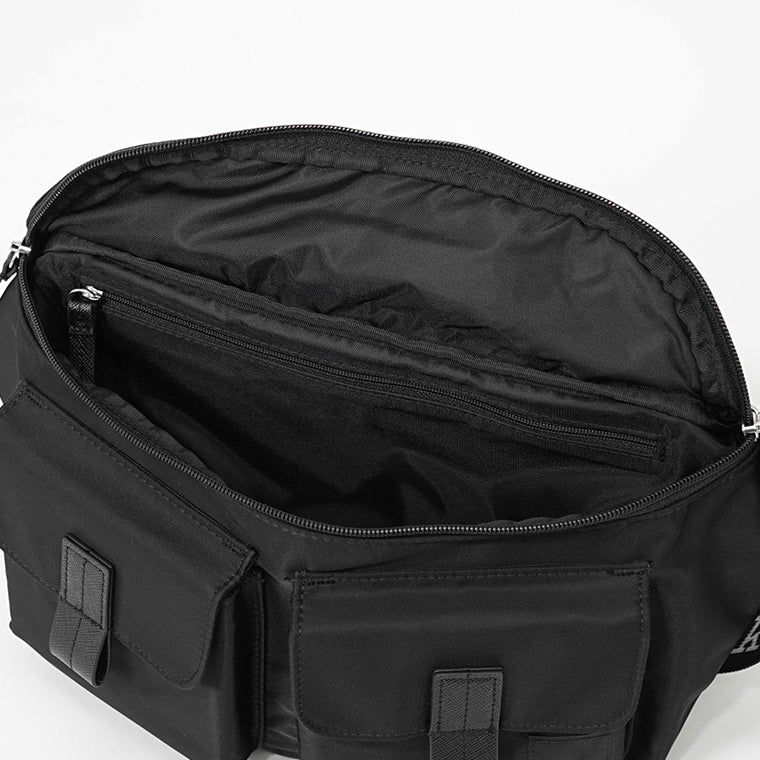 marimekko レディース メンズ ベルトバッグ SLING BAG M SOLID 094618 BLACK ブラック 009