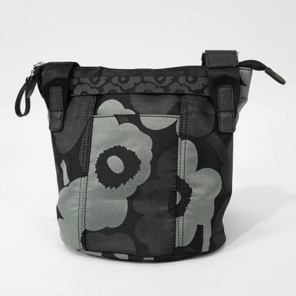 marimekko レディース メンズ ショルダーバッグ CARRY ALL UNIKKO 094634 GREY DARK GREY BLACK グレー ダークグレー ブラック 990