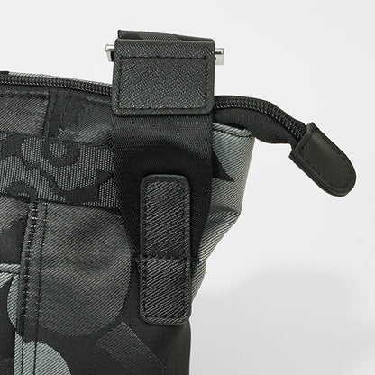 marimekko レディース メンズ ショルダーバッグ CARRY ALL UNIKKO 094634 GREY DARK GREY BLACK グレー ダークグレー ブラック 990