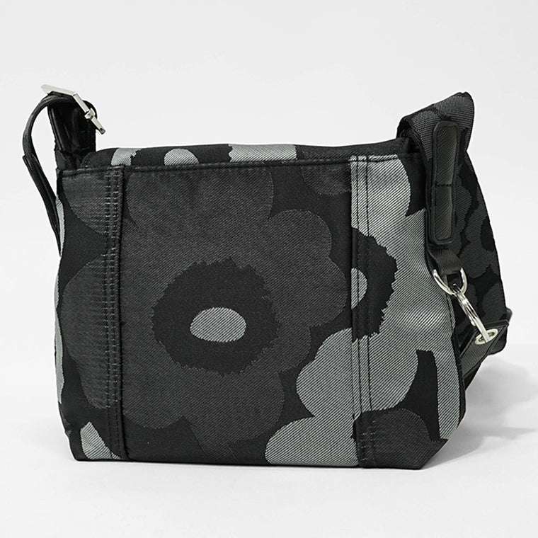 marimekko レディース メンズ ショルダーバッグ MINI MESSENGER UNIKKO 094808 グレー ダークグレー ブラック 990