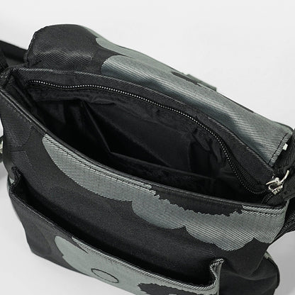 marimekko レディース メンズ ショルダーバッグ MINI MESSENGER UNIKKO 094808 グレー ダークグレー ブラック 990