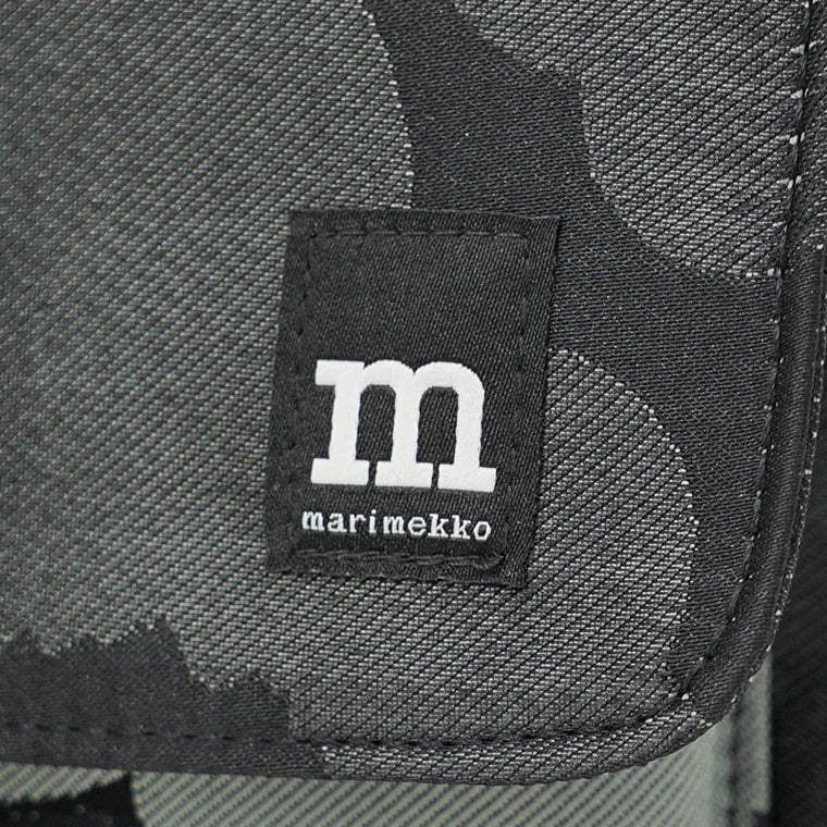 marimekko レディース メンズ ショルダーバッグ MINI MESSENGER UNIKKO 094808 グレー ダークグレー ブラック 990