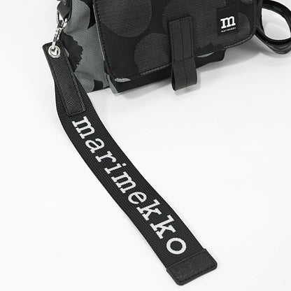 marimekko レディース メンズ ショルダーバッグ MINI MESSENGER UNIKKO 094808 グレー ダークグレー ブラック 990