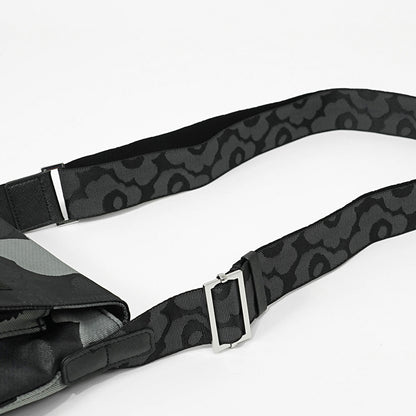 marimekko レディース メンズ ショルダーバッグ MINI MESSENGER UNIKKO 094808 グレー ダークグレー ブラック 990