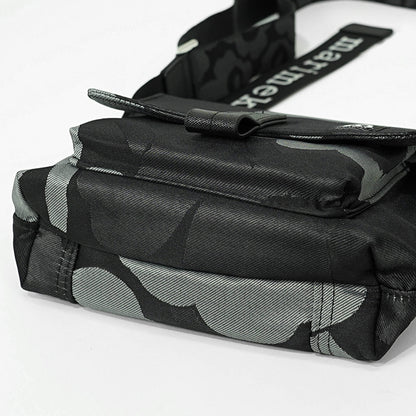 marimekko レディース メンズ ショルダーバッグ MINI MESSENGER UNIKKO 094808 グレー ダークグレー ブラック 990