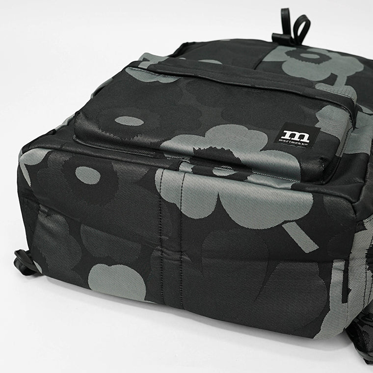 marimekko レディース メンズ バックパック ZIP TOP BACKPACK UNIKKO 094809 GREY DARK GREY BLACK グレー ダークグレー ブラック 990