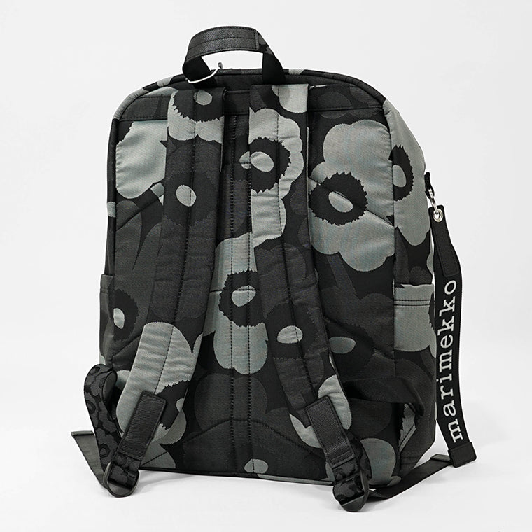 marimekko レディース メンズ バックパック ZIP TOP BACKPACK UNIKKO 094809 GREY DARK GREY BLACK グレー ダークグレー ブラック 990