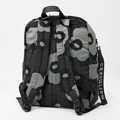 marimekko レディース メンズ バックパック ZIP TOP BACKPACK UNIKKO 094809 GREY DARK GREY BLACK グレー ダークグレー ブラック 990