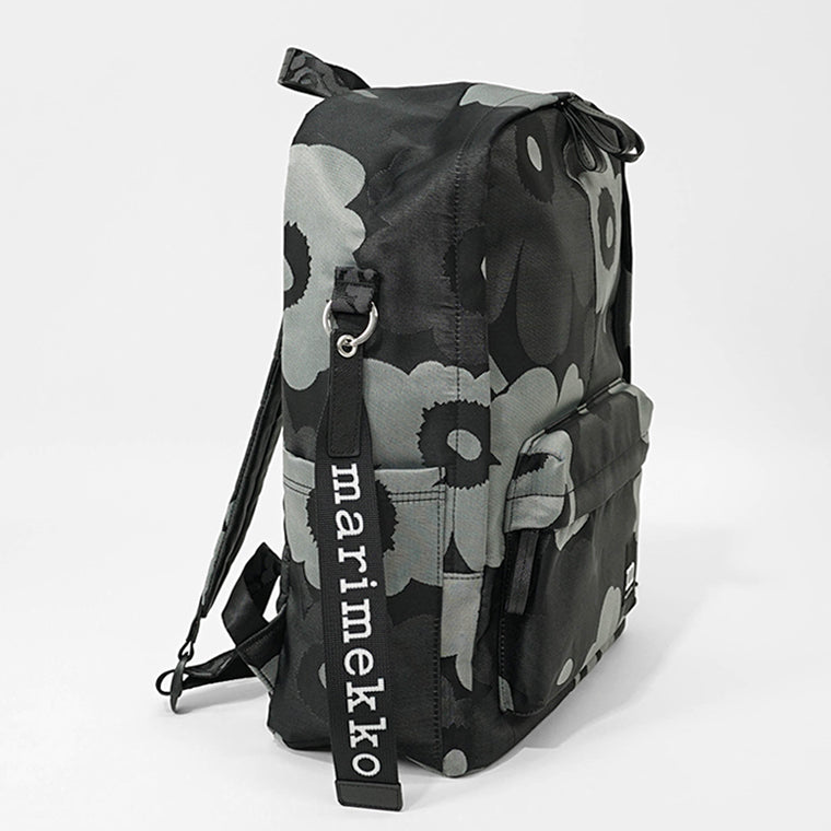 marimekko レディース メンズ バックパック ZIP TOP BACKPACK UNIKKO 094809 GREY DARK GREY BLACK グレー ダークグレー ブラック 990