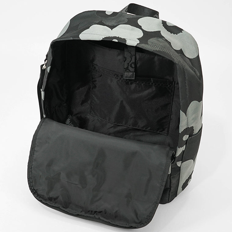 marimekko レディース メンズ バックパック ZIP TOP BACKPACK UNIKKO 094809 GREY DARK GREY BLACK グレー ダークグレー ブラック 990
