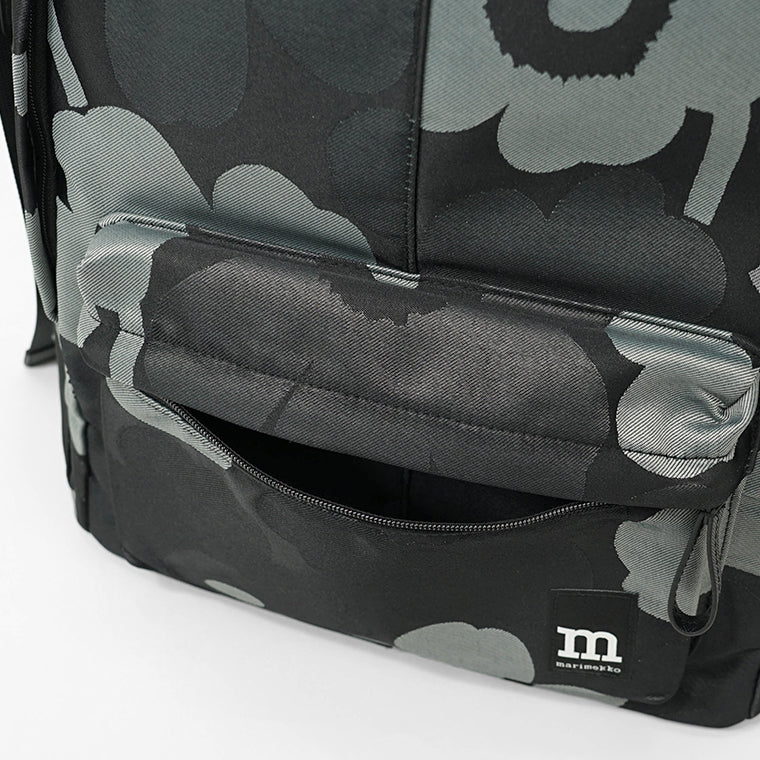 marimekko レディース メンズ バックパック ZIP TOP BACKPACK UNIKKO 094809 GREY DARK GREY BLACK グレー ダークグレー ブラック 990