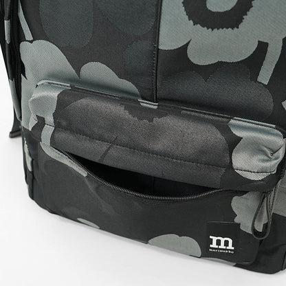 marimekko レディース メンズ バックパック ZIP TOP BACKPACK UNIKKO 094809 GREY DARK GREY BLACK グレー ダークグレー ブラック 990