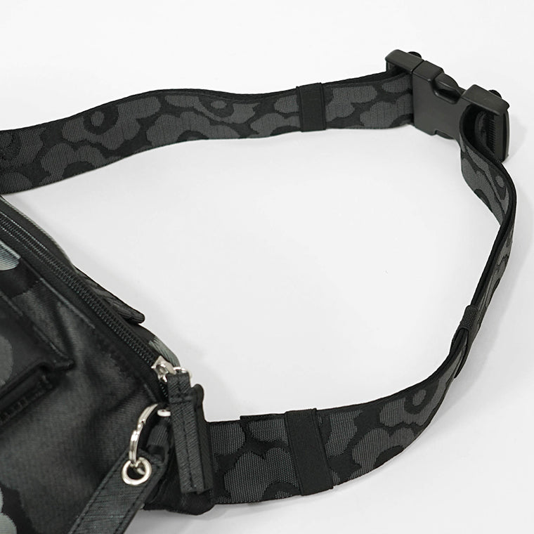 marimekko レディース メンズ ベルトバッグ SLING BAG M UNIKKO 094810 GREY DARK GREY BLACK グレー ダークグレー ブラック 990