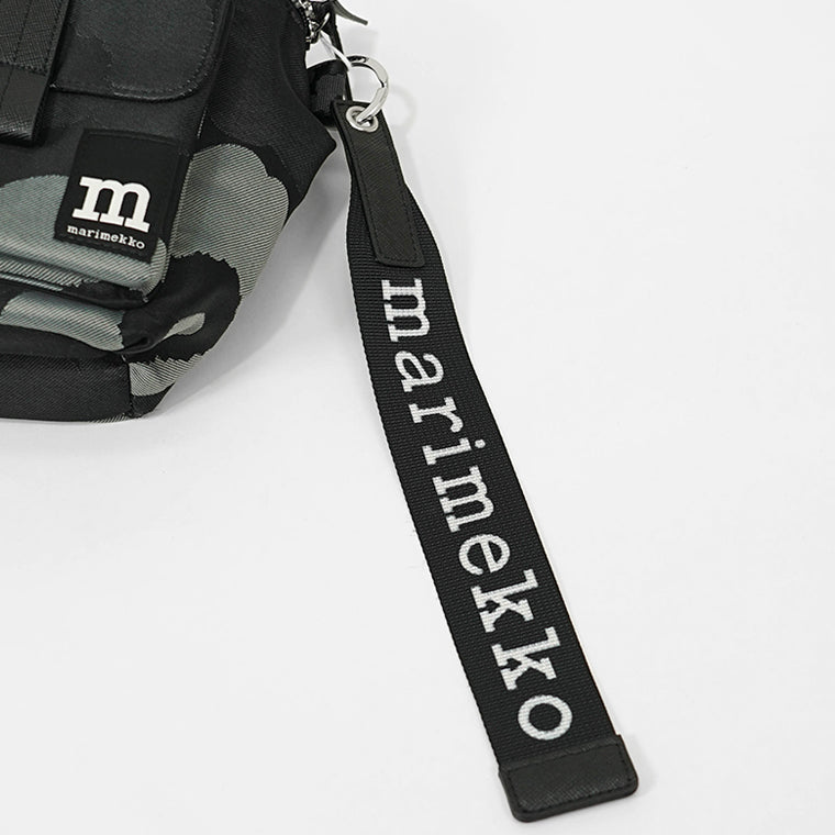 marimekko レディース メンズ ベルトバッグ SLING BAG M UNIKKO 094810 GREY DARK GREY BLACK グレー ダークグレー ブラック 990