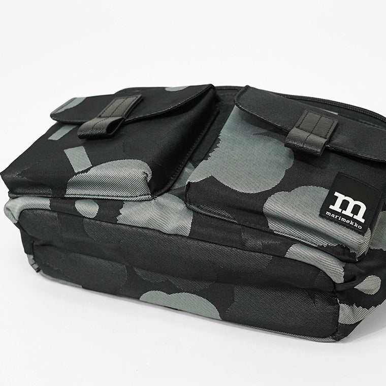 marimekko レディース メンズ ベルトバッグ SLING BAG M UNIKKO 094810 GREY DARK GREY BLACK グレー ダークグレー ブラック 990