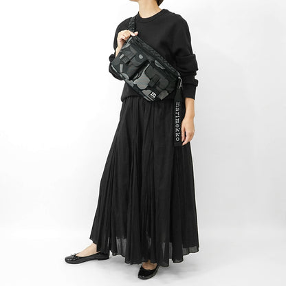 marimekko レディース メンズ ベルトバッグ SLING BAG M UNIKKO 094810 GREY DARK GREY BLACK グレー ダークグレー ブラック 990