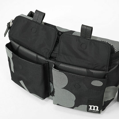 marimekko レディース メンズ ベルトバッグ SLING BAG M UNIKKO 094810 GREY DARK GREY BLACK グレー ダークグレー ブラック 990