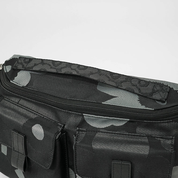 marimekko レディース メンズ ベルトバッグ SLING BAG M UNIKKO 094810 GREY DARK GREY BLACK グレー ダークグレー ブラック 990
